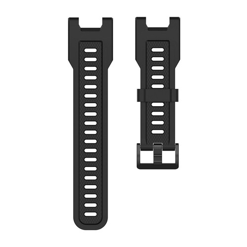 Silicone Watch Strap Band for Huami Amazfit T-Rex Pro/Amazfit T-Rex (Black) - Zdjęcie 8 z 12