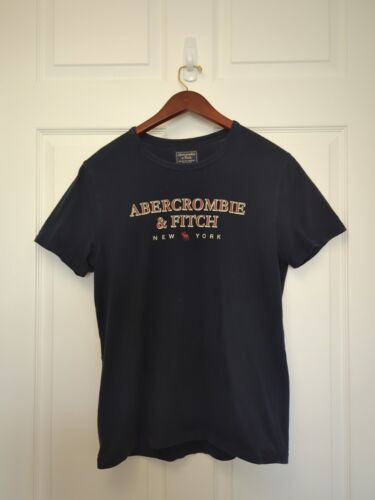 Abercrombie schwarzes kurzärmeliges Shirt Medium - Bild 2 von 18