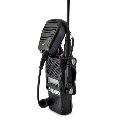 TAIT TP8100 Feuerwehr Polizei Zwei Wege Funk Gürtelclip Holster schwarz Leder, Gürtelschlaufe - Bild 8 von 11