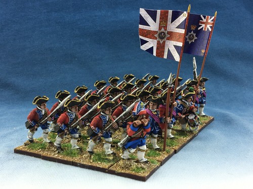 28mm Seven Years War WGS painted British 21st Foot GBA8 - Picture 6 of 9