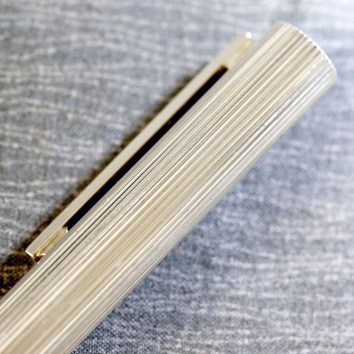 [Exc+4] TIFFANY＆Co. Sterling Silver 925 Engraving Ballpoint Pen wz/Box&Storage - Picture 9 of 17