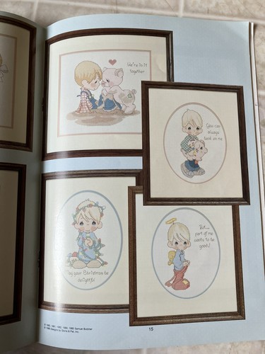 Precious Moments Cross Stitch Book Patterns Designs PM 19 Keep Looking Up - Picture 3 of 3