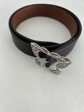 Relic by Fossil Women's Belt Butterfly Buckle Black Large