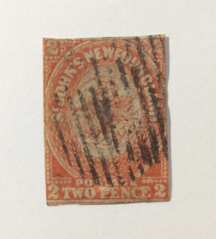 BroadviewStamps Canada Provinces Newfoundland #11i used F watermarked. - Image 2 of 4