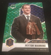 2021 Panini Mosaic PEYTON MANNING Colts Man of Year Green Mosaic Prizm #263