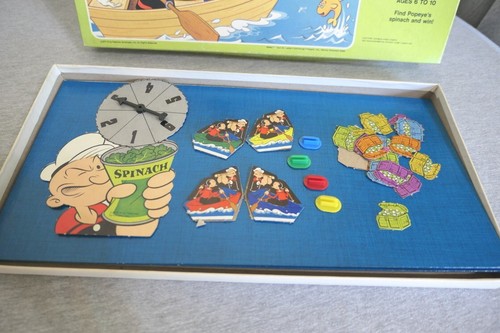 1976 Whitman "Popeye's Spinach Hunt" Board Game 7122E - Missing 3 Treasure Cards - Picture 6 of 12