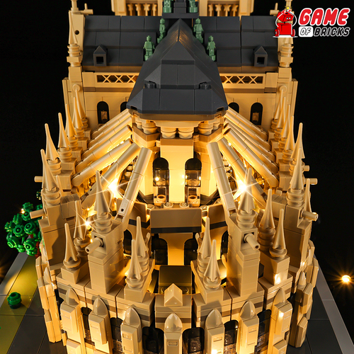 LED Lichtset für Notre-dame de Paris - kompatibel mit LEGO® 21061 (Classic) - Bild 20 von 22