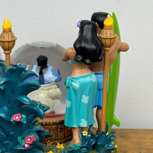 Disney Lilo & Stitch Elvis Schneekugel mit Musik | Aloha Oe Tune | kleiner Chip auf Li - Bild 10 von 15