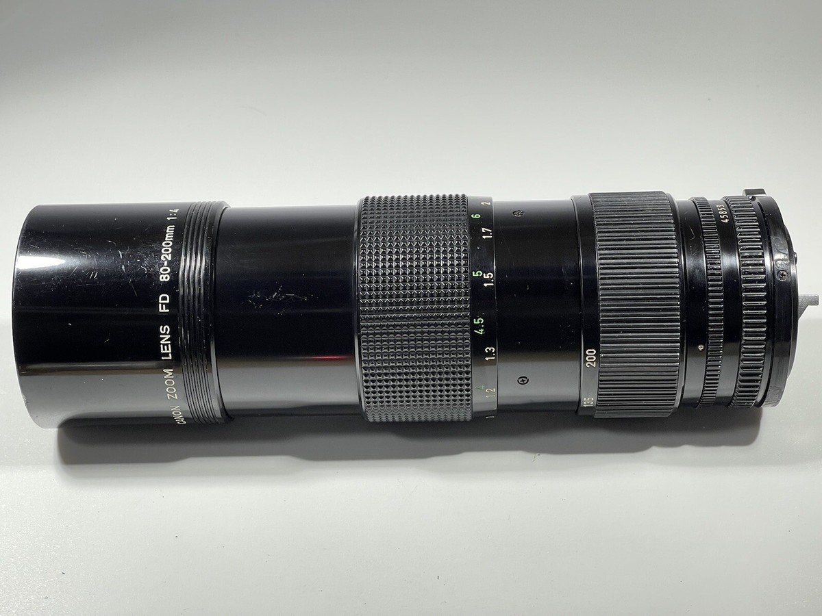 Excellent] Canon New FD NFD 80-200mm f/4 MF Zoom Lens from