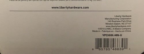 LIBERTY - Heavy Duty Coat And Hat Hook (3-pack) - Picture 7 of 7