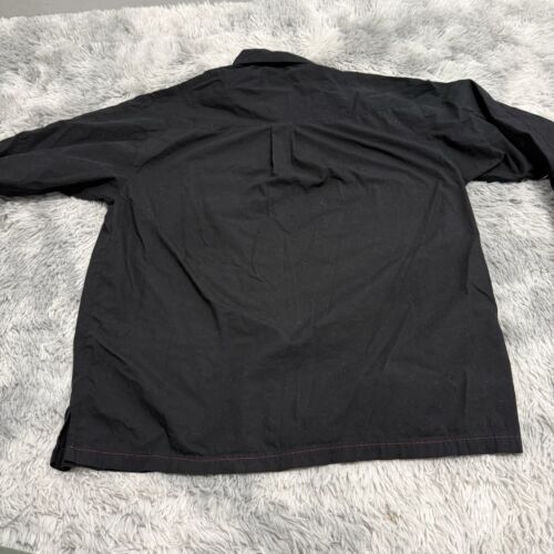Lot 29 Shirt Mens XL Marvin The Martian Button Up Looney Tunes Long Sleeve Black - Picture 2 of 7