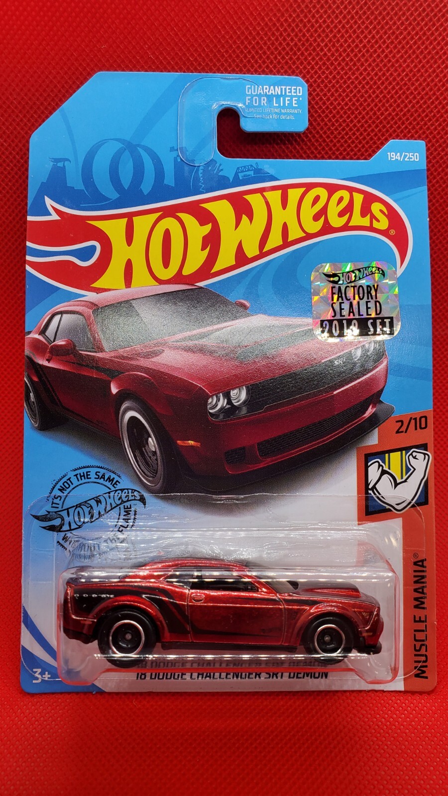 2019 Hot Wheels Super Treasure Hunt '18 Dodge Challenger SRT Demon