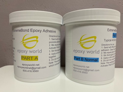 ExtremeBond Epoxy Adhesive by Epoxy World, 2 part System Mixes 1:1 w/ Activator - Picture 4 of 6