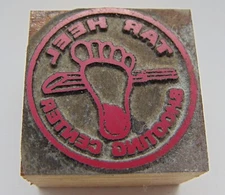 Printing Letterpress Printers Block Tar Heel ...... Rough shape 