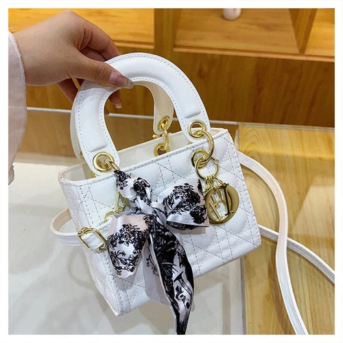 Nuova sciarpa di seta da donna piccola borsa messenger borsa borsetta borsa pendolare UK. - Foto 10 di 30