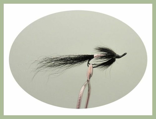 24 Single andDouble hook Salmon Flies in a Fly Box - NBX93 - Picture 5 of 5