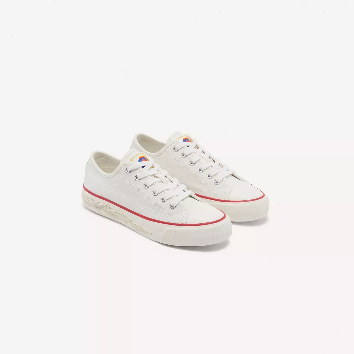 Sandro sneakers with flames on the sole sale