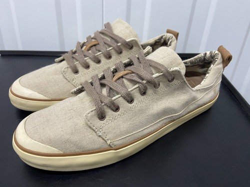 Reef Shoes Walled Trainers Beige Low Top Round Toe RF008165 einmal getragen UK 5 - Bild 3 von 8