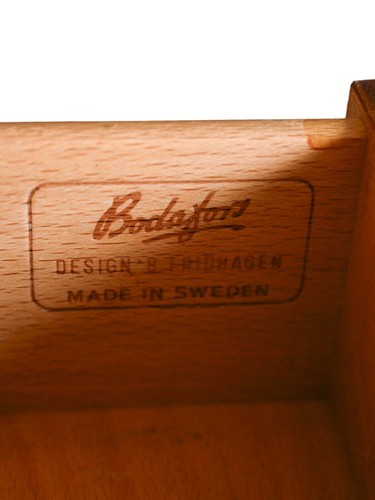 MidCentury Sideboard Facett Bodafors in noce, design scandinavo vintage, 50s - Picture 7 of 10