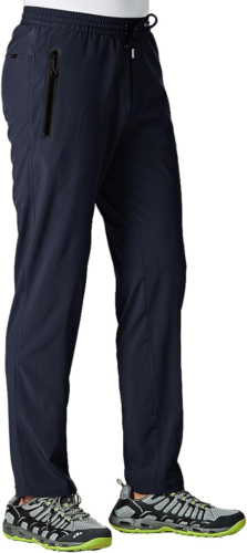 Men'S Lightweight Hiking Travel Pants Breathable Athletic Fishing Active Joggers - Picture 8 of 12