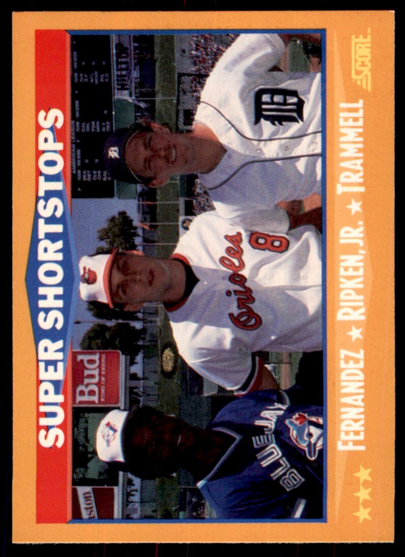 1988 Score #651 Cal Ripken Jr/Alan Trammell/Tony Fernandez Factory Set Break