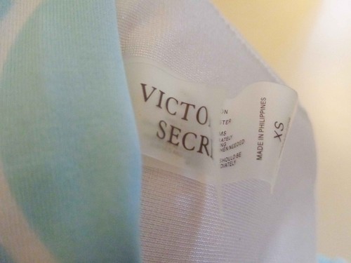 Nuevo con etiquetas XS Victoria's Secret Halter almohadillas push up extraíbles azul lunares - Imagen 2 de 5