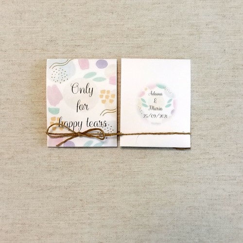 Pañuelo lagrimas felicidad. Happy tears tissues, solo para lagrimas de felicidad - Imagen 7 de 11