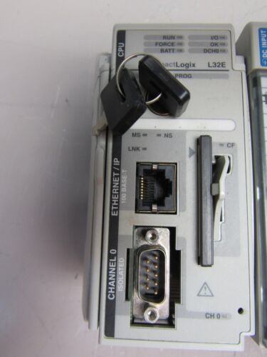 SISTEMA COMPLETO ALLEN BRADLEY COMPACTLOGIX 1769-L32E CON 4 MÓDULOS DE E/S XLNT!! - Imagen 4 de 12