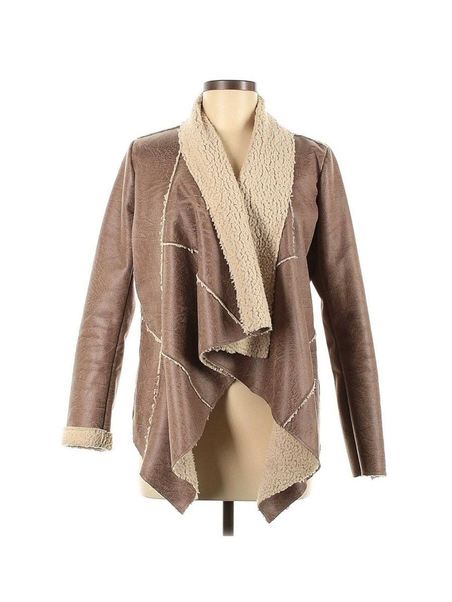 ジャケット・アウター scarf docking drape coat Doubleface Wool Cloud Notch Collar Coat | EILEEN FISHER