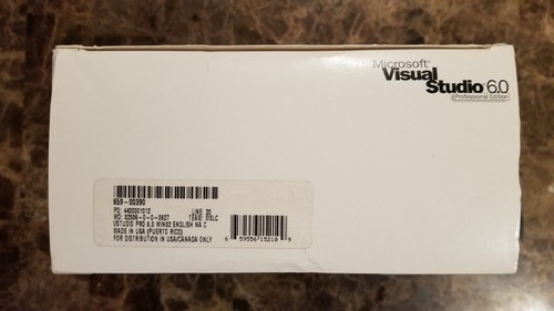 Microsoft Visual Studio 6.0 6 Professional 659-00390 RETAIL Box - Picture 8 of 10