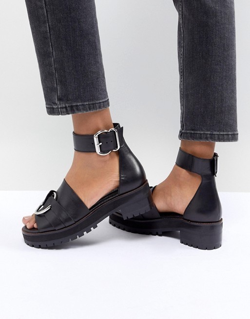 ASOS DESIGN Leather Gladiator Sandals 37 black with circle Reebok Classic Nylon Slim Text LUX Rabatt Weiß Grün