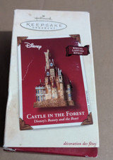 Hallmark Keepsake Lighted Castle in the Forest - Beauty & the Beast 2002