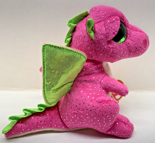 2016 TY Beanie Boos - Darla the Pink Dragon with Tag - Picture 3 of 6