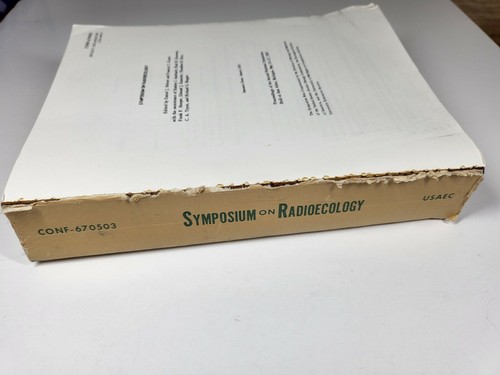 Proceedings From 2nd National Symposium on Radioecology 1967 Ed. Nelson & Evans - Picture 2 of 4