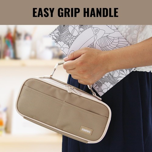 Pencil Case, Pen Pouch Large Capacity, Stationery Box Makeup Bag School Student - Picture 5 of 7