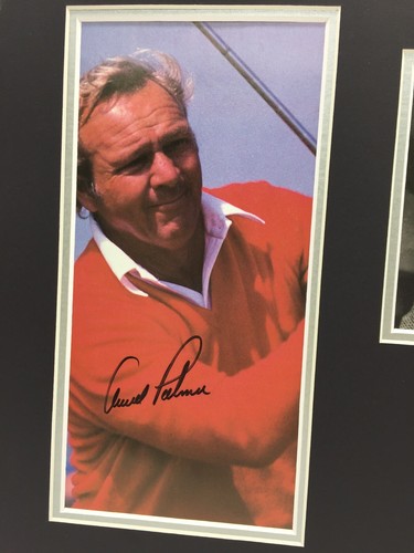 RARE Arnold Palmer Golf Signed Photo Display + COA AUTOGRAPH THE OPEN - Picture 2 of 4