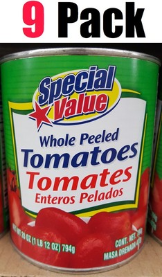 Special Value Whole Peeled Tomatoes - 28 Oz Ea Can - Non ...