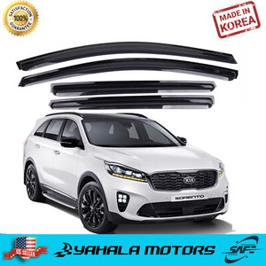 SMOKED DOOR WINDOW VENT VISOR SUN DEFLECTOR fits for HYUNDAI TUCSON 2016-2019
