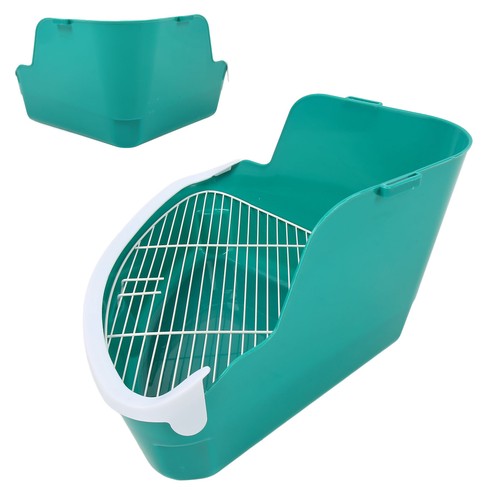 Rabbit Litter Box Premium Plastic Spill Proof Easy To Fix For Small Animals OSI - Picture 8 of 22