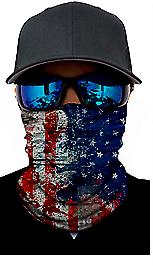 Neck Gaiter - Face Mask - Face Cover - Skeleton , American Flag , V for Vendetta - Picture 5 of 17