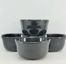 set 4 GUSTO BOWLS slate gray FIESTA WARE 28 OZ. NEW