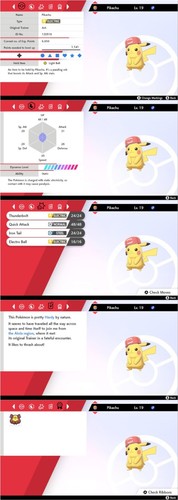 Non Shiny + Shiny** 6IV Cap Pikachu - Individuals or Set x9 Pokemon Sword/Shield - Picture 8 of 11