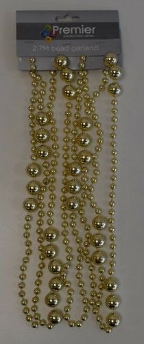 Luxury Christmas Tree Decoration, 2.7M Bead Garland, DIY Shiny Pearl Beads Chain - Picture 31 of 50