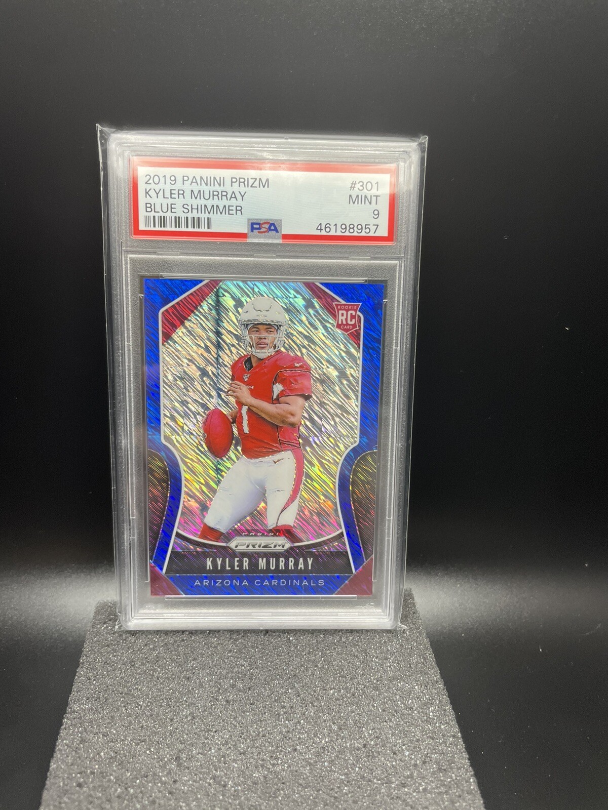 2019 Prizm Blue Shimmer FOTL Kyler Murray RC Rookie SSP SP /10 PSA 9 Cardinals