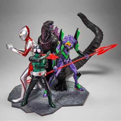 Shin Japan Heroes Universe Art Vignette figures set BANPREST | eBay