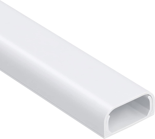 Cable Hider Raceway Kit, 68in (4X L17in) Wire Hiders for TV on Wall, Paintable - Picture 9 of 12