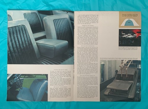 1962 Plymouth "FURY / BELVEDERE / SAVOY" - Original Auto Prospekt / Katalog - Bild 2 von 7