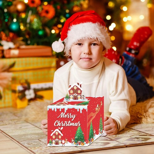 1x Christmas Happy Birthday Money Pull Out Box Cash Money Box Surprise Gift Box - Picture 2 of 12