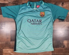 Barcelona Soccer Jersey 12 Teal Turquoise 2016/2017