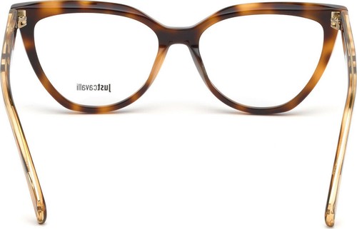Just Cavalli JC0877 054 Tortoise Plastic Cat Eye Eyeglasses Frame 53-15-140 RX - Picture 3 of 3